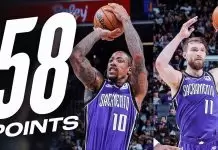 DeRozan, Sabonis combine for 58 points as Kings rally past Warriors