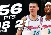 Herro, Adebayo combine for 56 points as Heat past Magic in double OT thriller