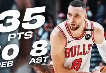 LaVine drops 35 points in Bulls’ dramatic win over Spurs