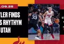 Herro leads Heat past Jazz in hard-fought win