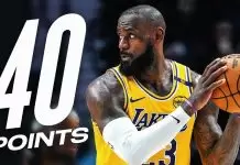 James scores 40 as Lakers defeat Trail Blazers