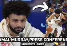 Jamal Murray reacts to Nuggets’ blowout loss to Lakers