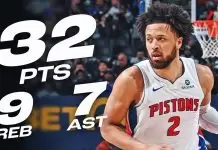 Cunningham drops 32 as Pistons extend win streak against Clippers