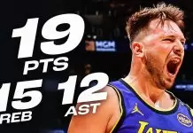 Doncic records triple-double as Lakers defeat Mavericks in emotional first meeting