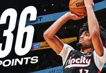 Sharpe erupts for 36 points as Trail Blazers hold off Wizards