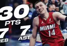 Herro scores 30 as Heat defeat 76ers in first game without Butler