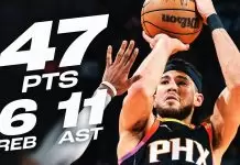 Booker erupts for 47 points as Suns edge Jazz in OT thriller