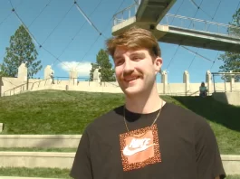Drew Timme reacts to his NBA regular season debut