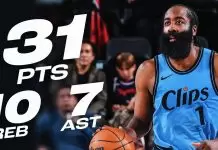 Harden’s 31-point night powers Clippers past Hornets in blowout win