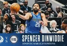Dinwiddie’s 31 points propel Mavericks to win over Pistons