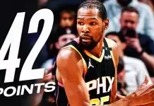 Durant’s 42-point performance leads Suns past Cavaliers