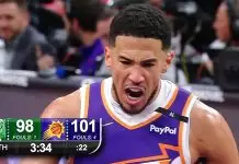 Devin Booker reacts to game-winner against Bucks: “The play was for K”
