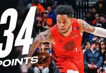 Simons scores 34 as Trail Blazers pull away from 76ers