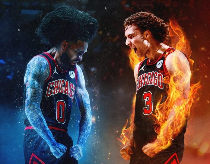 Coby White and Josh Giddey