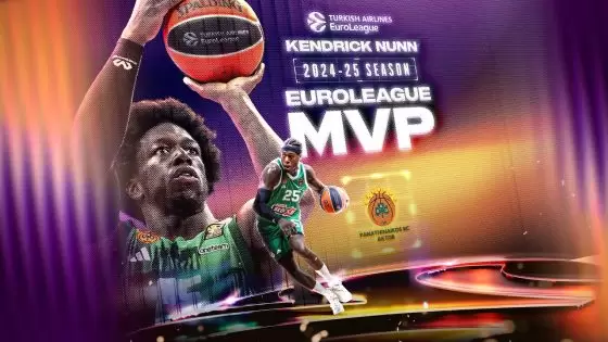 Kendrick Nunn named 2024–25 EuroLeague MVP