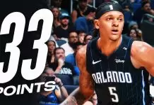 Banchero drops 33 as Magic win over Hawks