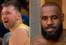 LeBron James reacts to Luka Doncic ejection in Lakers loss to Thunder