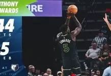 Anthony Edwards after dropping 44: “When I get that sense, it’s ugly for anybody”