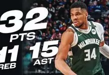 Giannis triple-double lifts Bucks past Pistons to clinch fifth seed