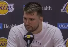 Luka Doncic speaks after Lakers clinch No. 3 seed in playoffs