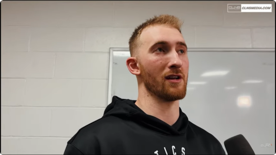 Sam Hauser sidelined for second game with sprain
