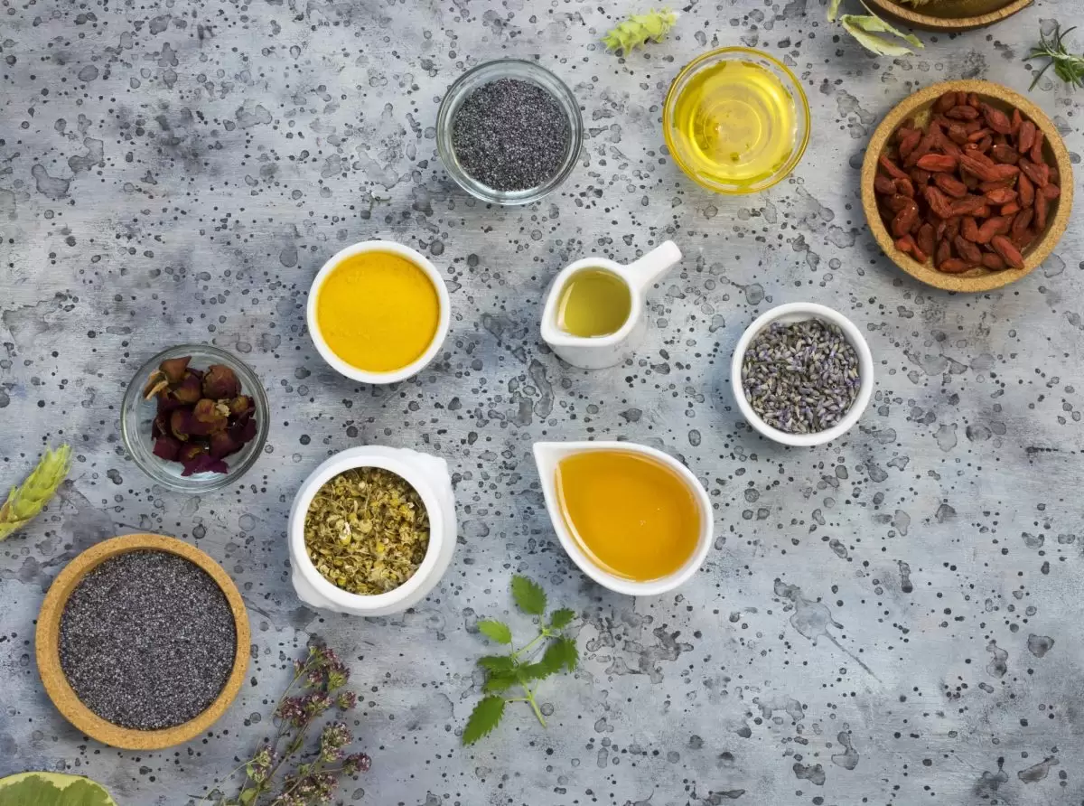 flat-lay-organic-medicinal-spices-herbs