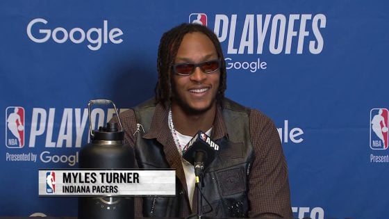 Myles Turner on Pacers’ Game 2 win: “Basketball gods were blessing us”
