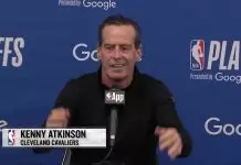 Kenny Atkinson reacts to Game 4 blowout loss