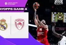Olympiacos stuns Real Madrid in Game 4 to clinch Final Four berth