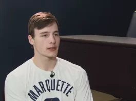 Donovan Mitchell reacts to Tyler Kolek’s clutch defense