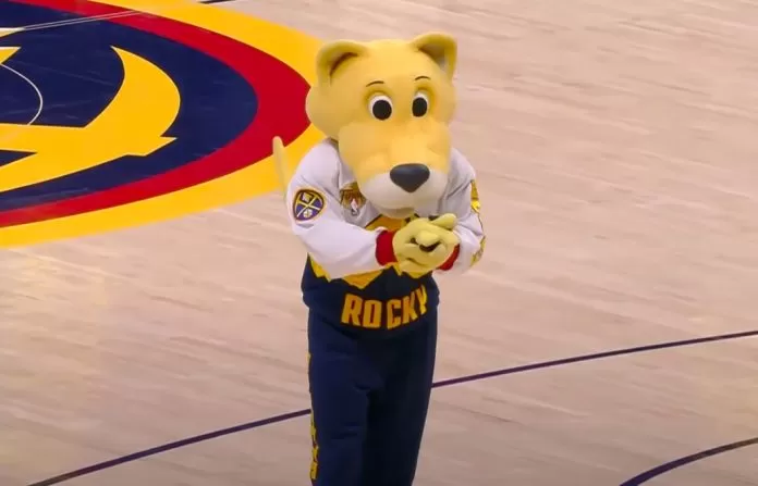 Nuggets mascot Rocky