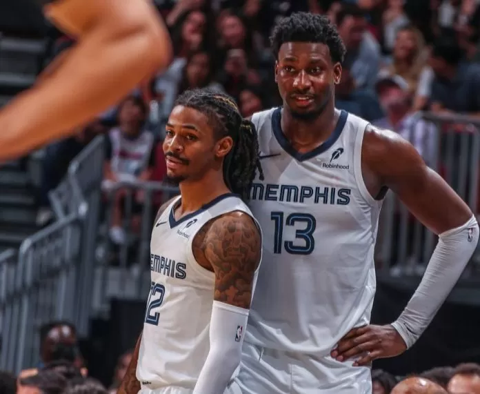 Ja Morant and Jaren Jackson Jr.