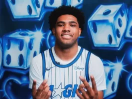 Jase Richardson reacts after Dunk Contest fall