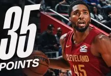 Mitchell’s 35 points lead Cavaliers to dominant win over Pistons