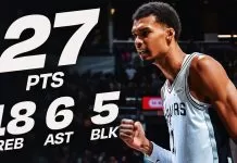Wembanyama leads Spurs to historic 5-0 start with win over Heat