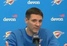 Mark Daigneault on Thunder’s late-game execution and Holmgren’s impact vs. Warriors