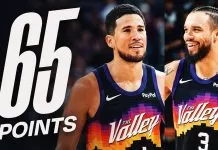 Booker, Brooks combine for 65 points as Suns rout Pacers