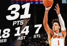 Jalen Johnson records triple-double as Hawks overcome Jazz