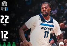 Reid scores season-high 22 as Timberwolves dominate Mavericks