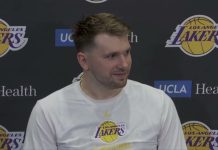 Luka Doncic on Lakers’ nine-game win streak and Kennard’s game-winner