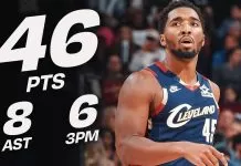 Donovan Mitchell explodes for 46 as Cavaliers outlast 76ers