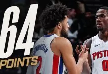 Cunningham, Duren combine for 64 points as Pistons dominate Nets