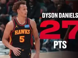 Dyson Daniels lifts Hawks past 76ers in tight Atlanta finish