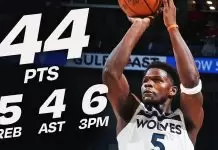 Edwards scores 44 to lift Timberwolves past Pelicans in overtime thriller