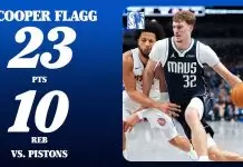 Cooper Flagg powers Mavericks past Pistons in thrilling OT finish