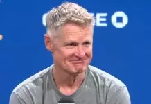 Steve Kerr reacts to 600th career win