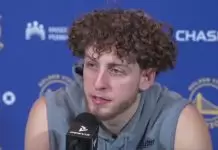 Brandin Podziemski on Warriors’ OT loss to Raptors: “We just got to fix our spacing”