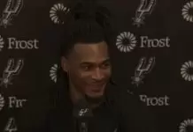 Stephon Castle reflects on Spurs’ composure after eliminating Lakers in NBA Cup