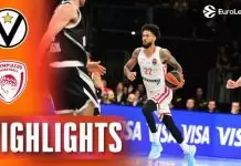Olympiacos survives late Virtus surge to secure rare win in Bologna