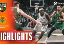 Panathinaikos surges after halftime to beat Zalgiris in Kaunas